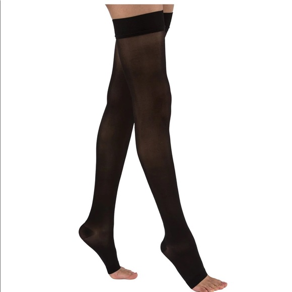 Juzo Other Juzo Compression Thigh High With Open Toe In Black